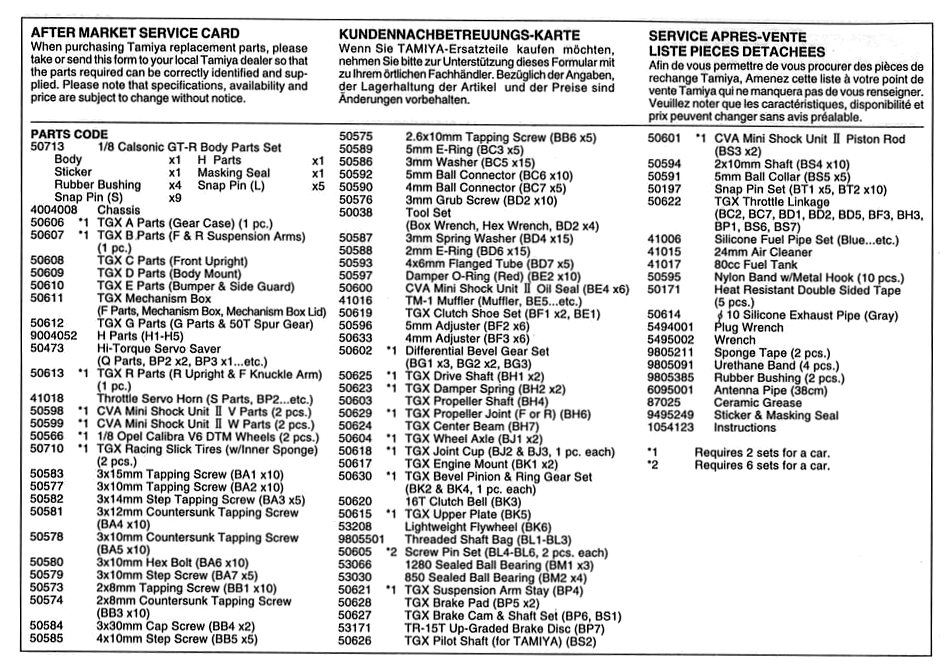 Tamiya - TGX Mk.1 Chassis - Manual - Page 29