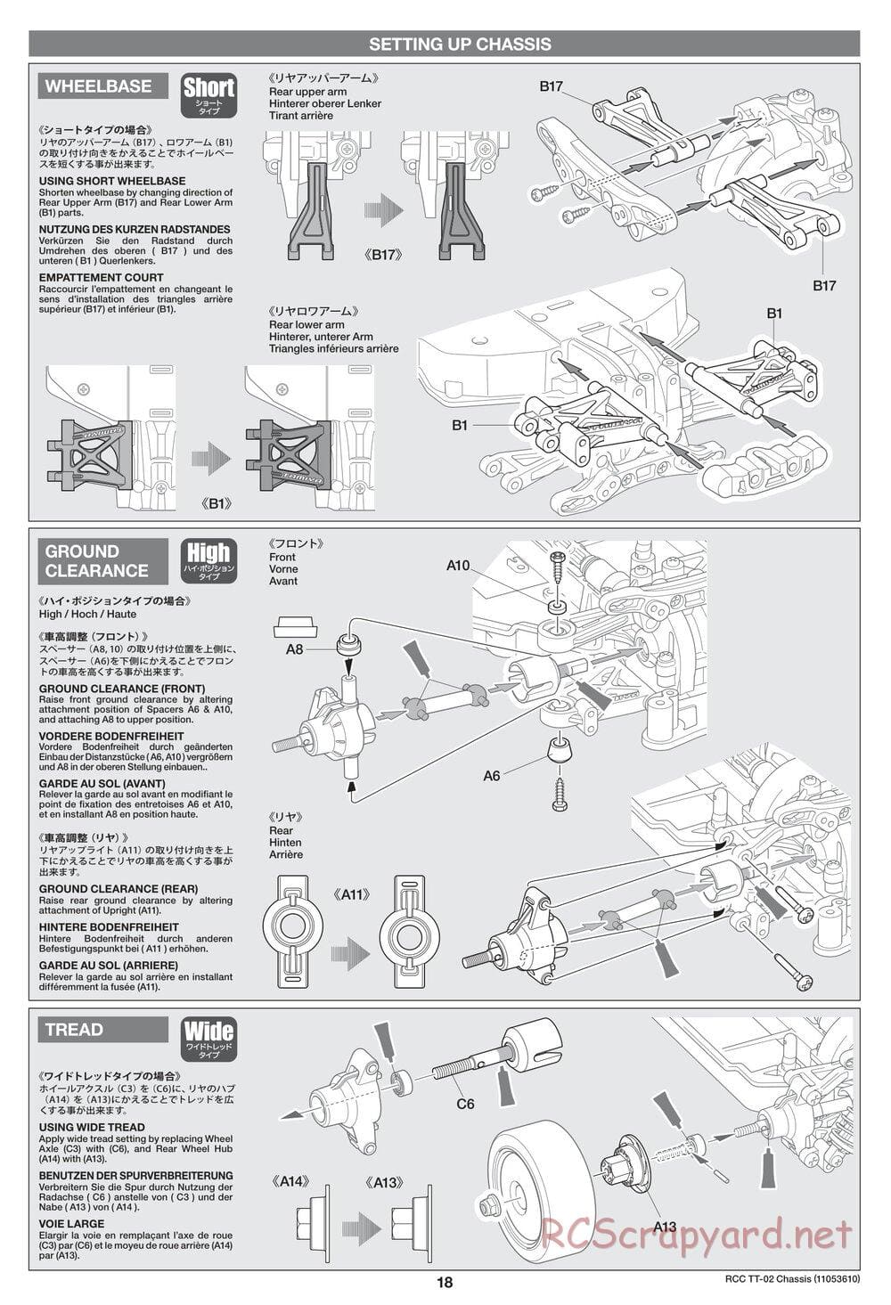 Tamiya - TT-02 Chassis - Manual - Page 18