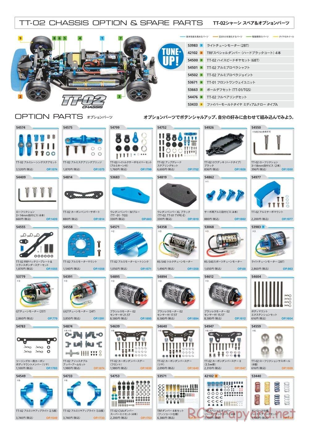 Tamiya - TT-02D Chassis Optional Parts - Manual - Page 25