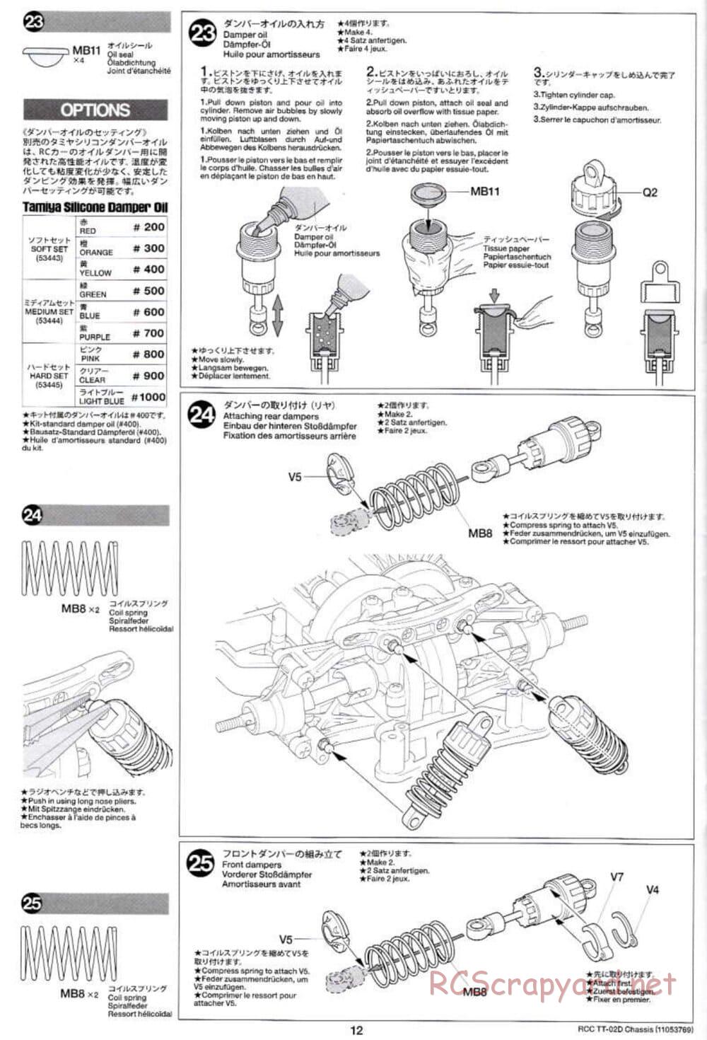 Tamiya - TT-02D Chassis - Manual - Page 12