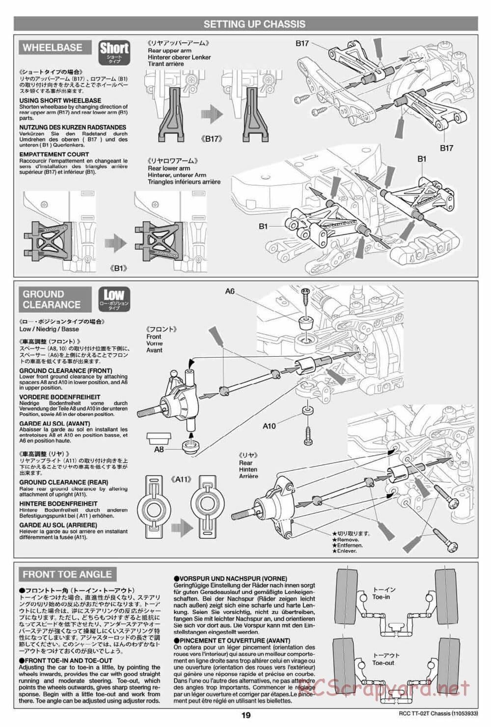 Tamiya - TT-02T Chassis - Manual - Page 20