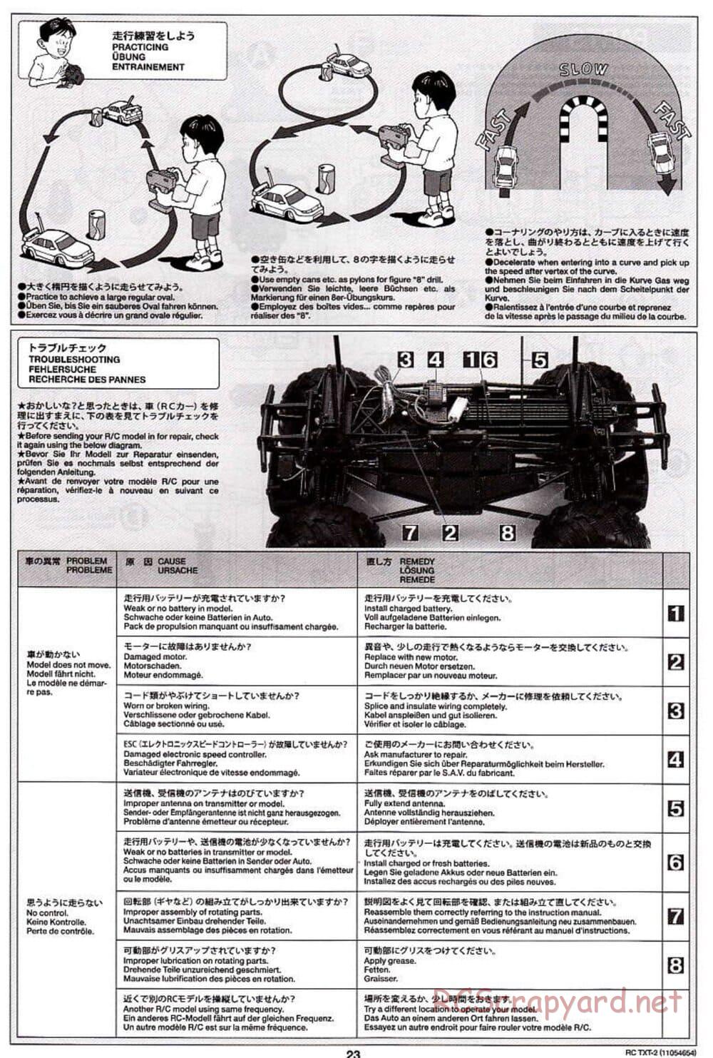 Tamiya - TXT-2 Chassis - Manual - Page 23