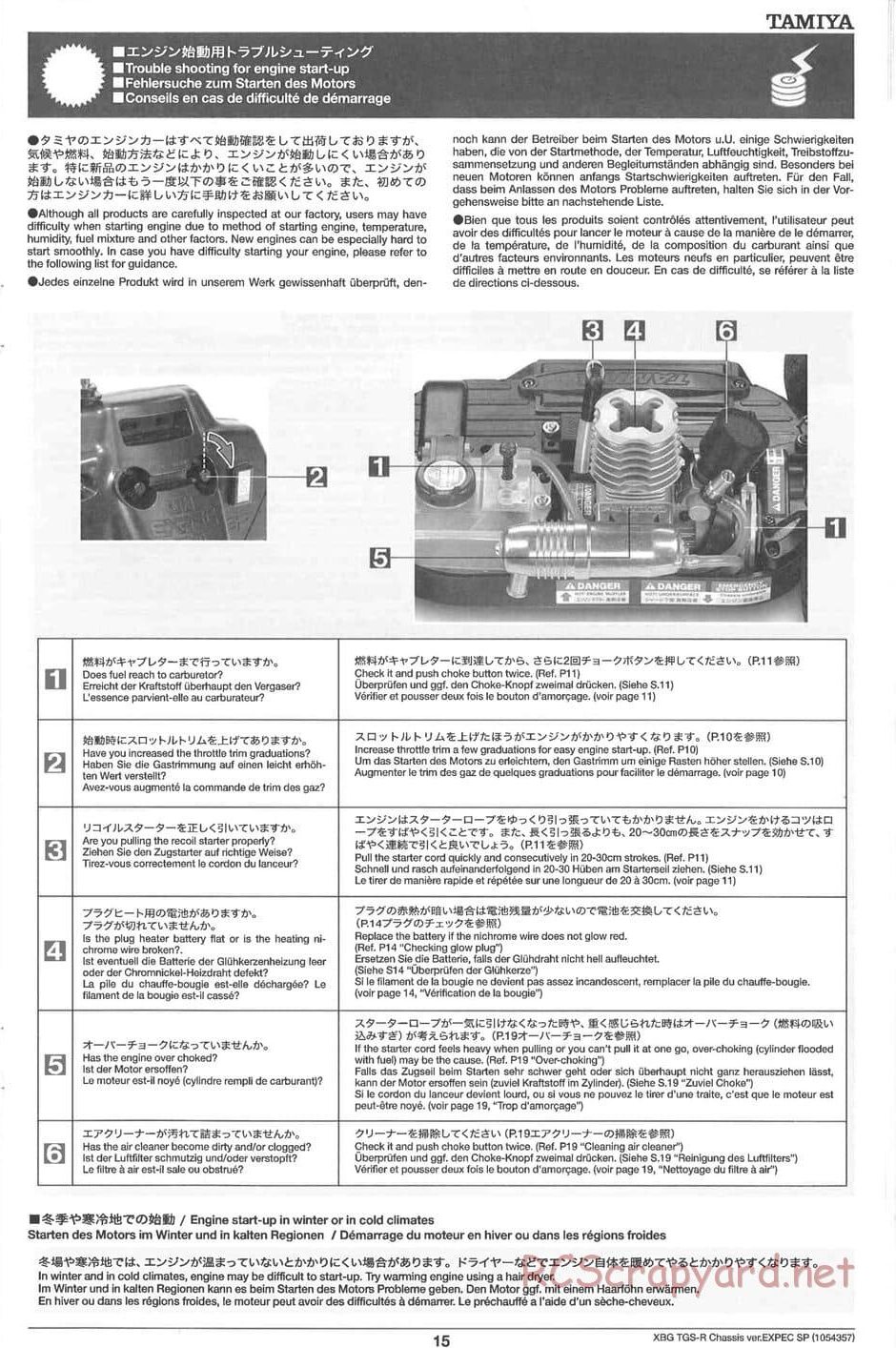 Tamiya - TGS-R Chassis - Manual - Page 15