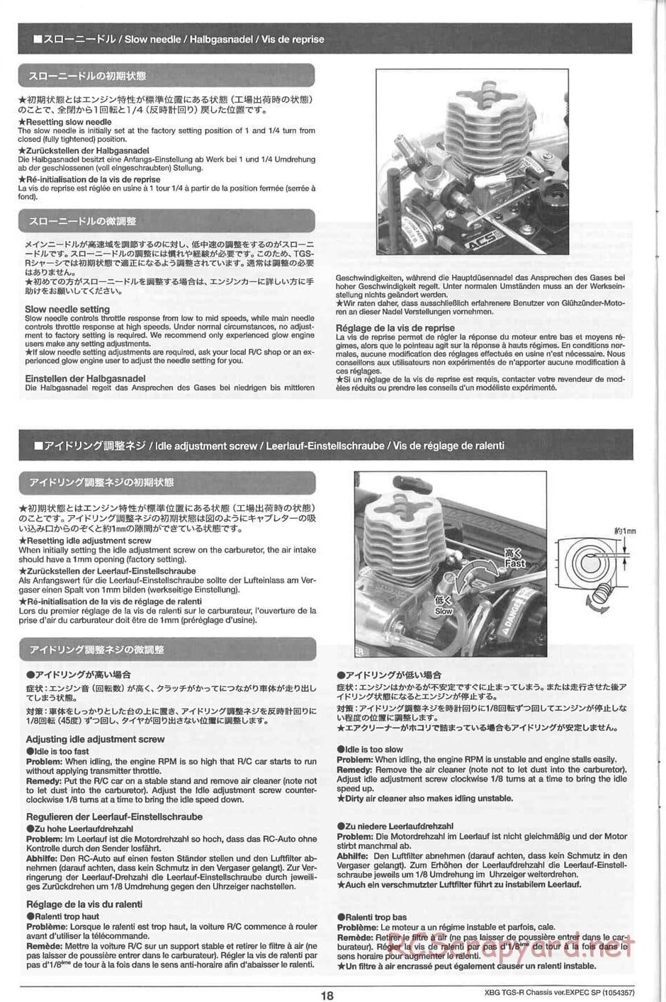 Tamiya - TGS-R Chassis - Manual - Page 18