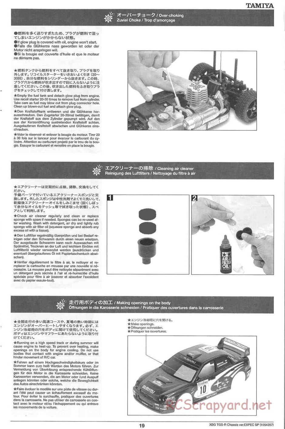 Tamiya - TGS-R Chassis - Manual - Page 19
