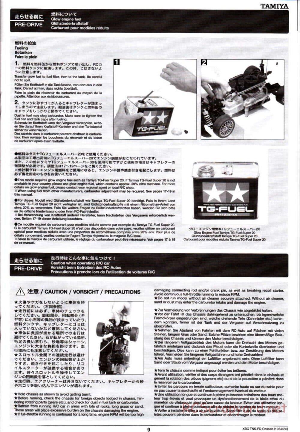 Tamiya - TNS-FD Chassis - Manual - Page 9