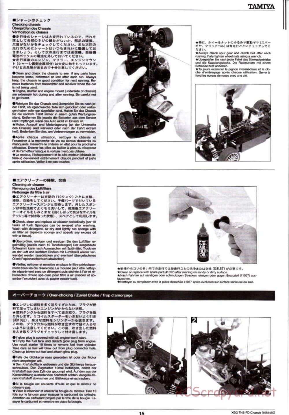 Tamiya - TNS-FD Chassis - Manual - Page 15