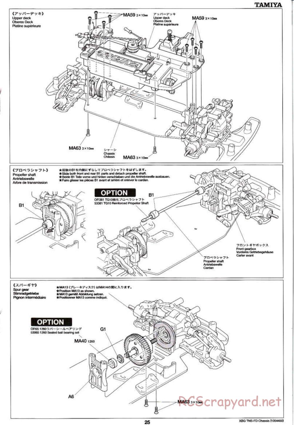 Tamiya - TNS-FD Chassis - Manual - Page 25