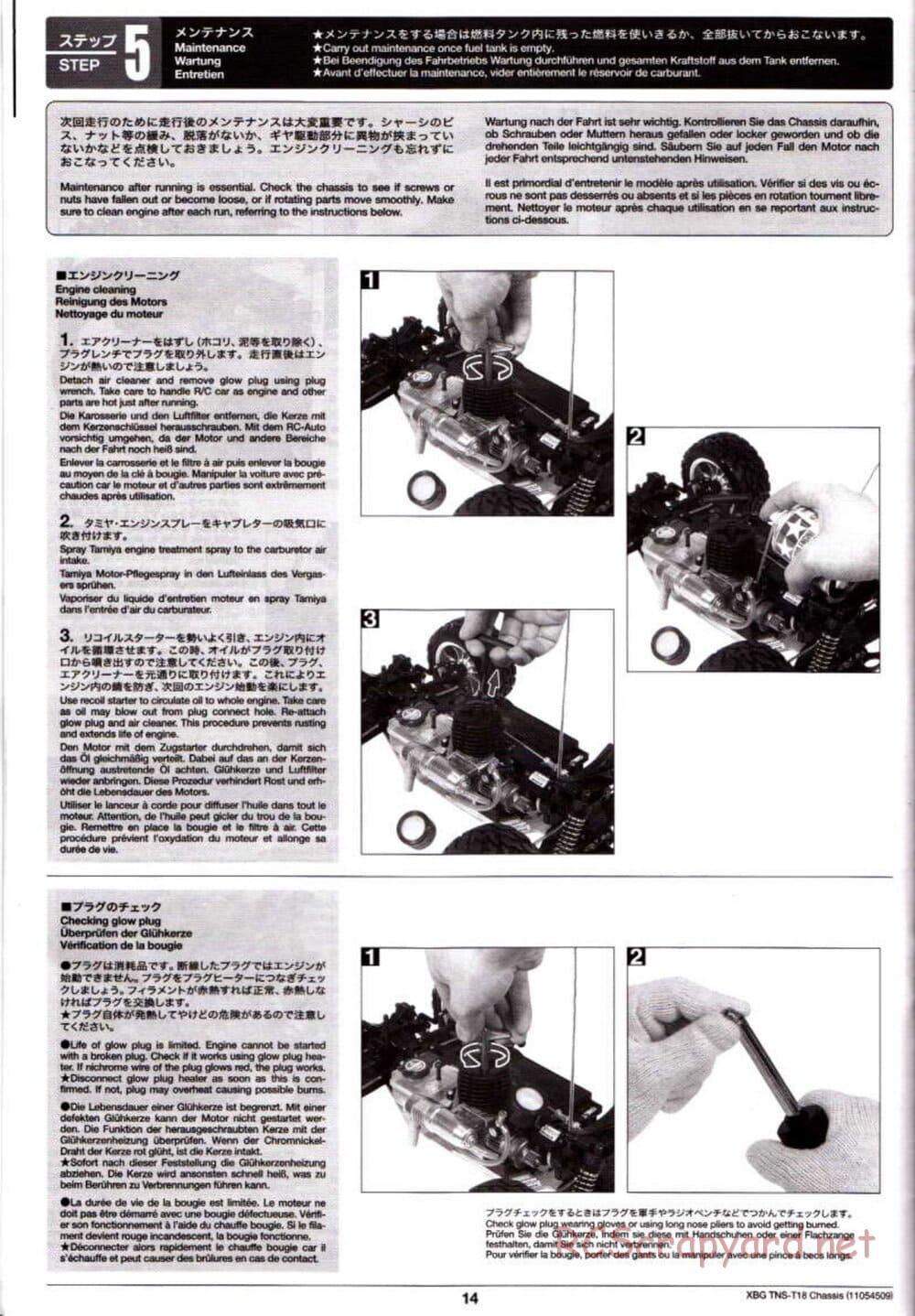 Tamiya - TNS-T18 Chassis - Manual - Page 14