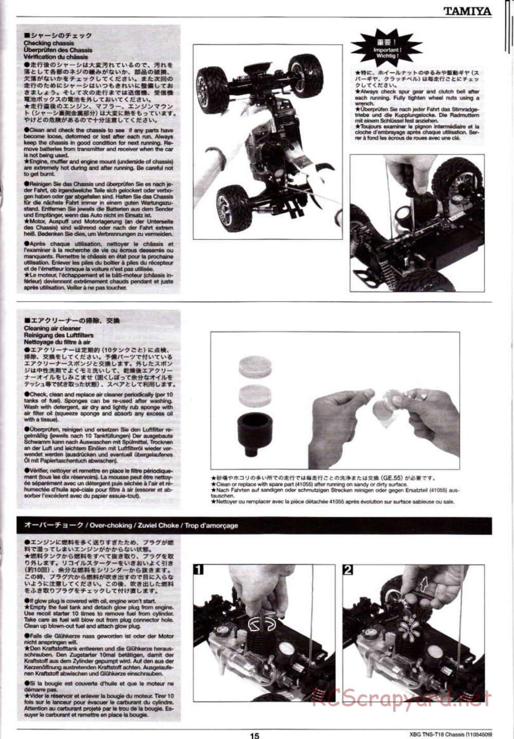 Tamiya - TNS-T18 Chassis - Manual - Page 15