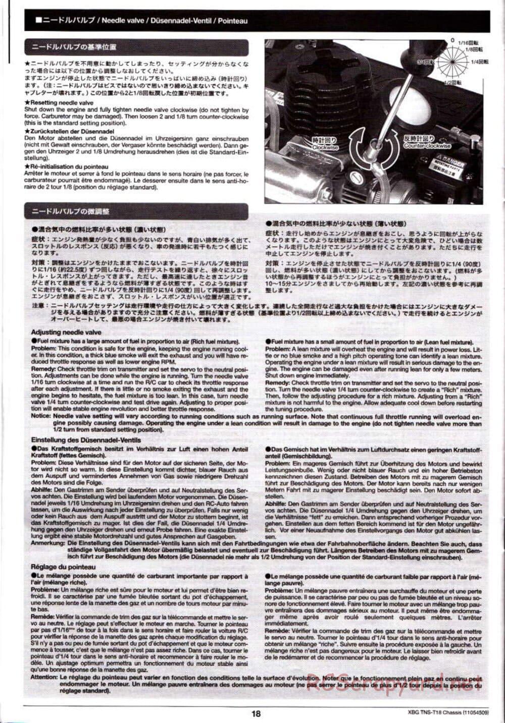 Tamiya - TNS-T18 Chassis - Manual - Page 18
