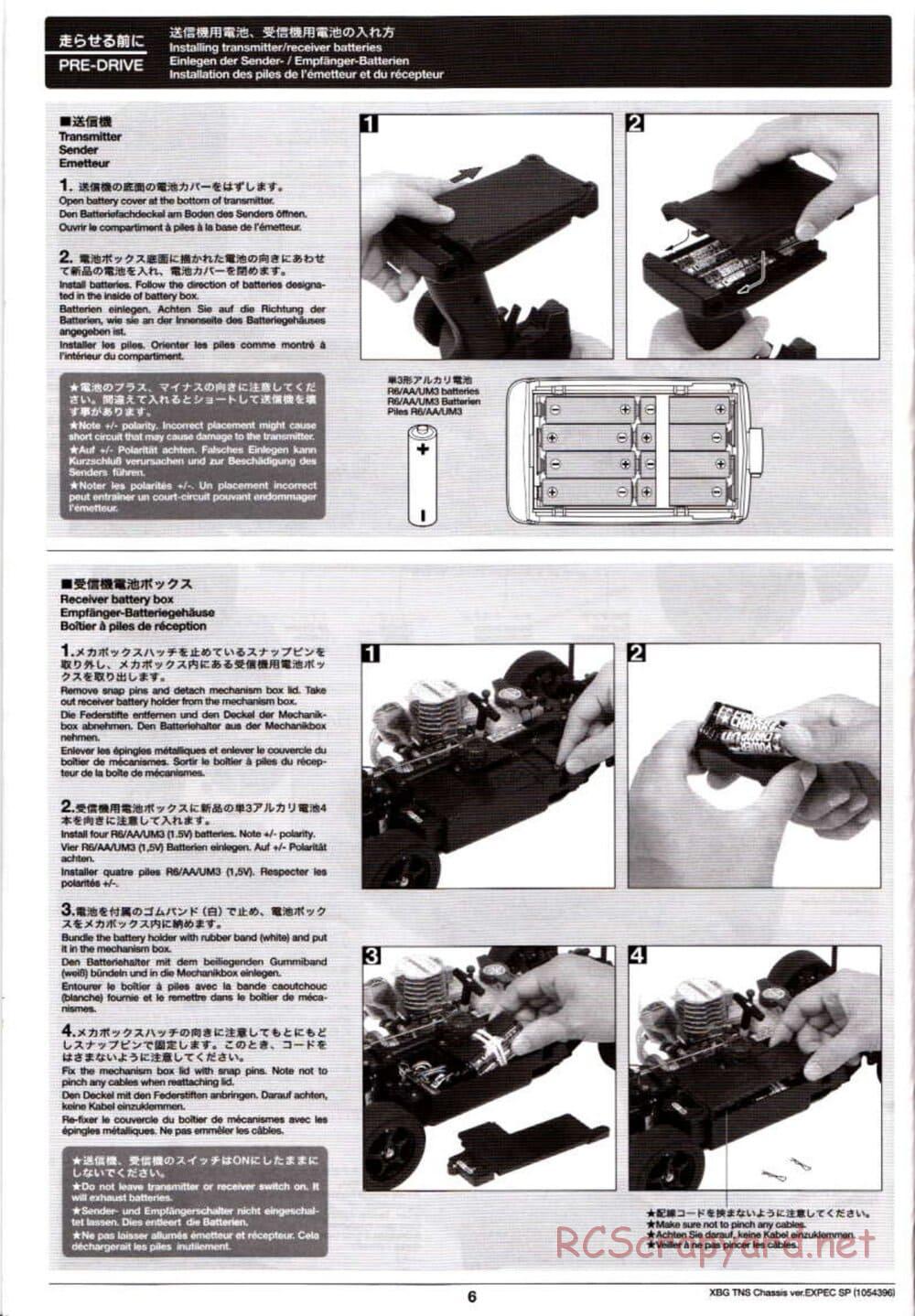 Tamiya - TNS Chassis - Manual - Page 6