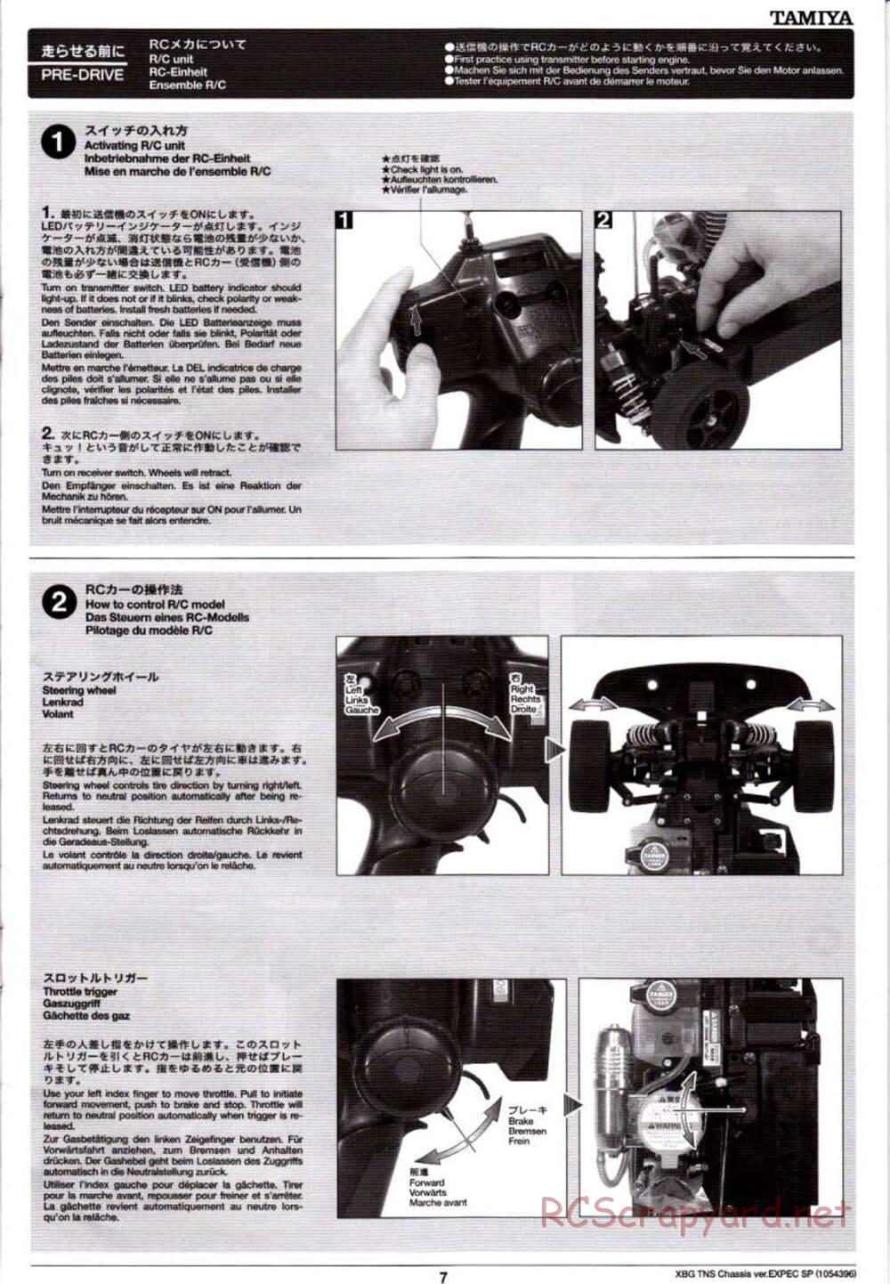 Tamiya - TNS Chassis - Manual - Page 7