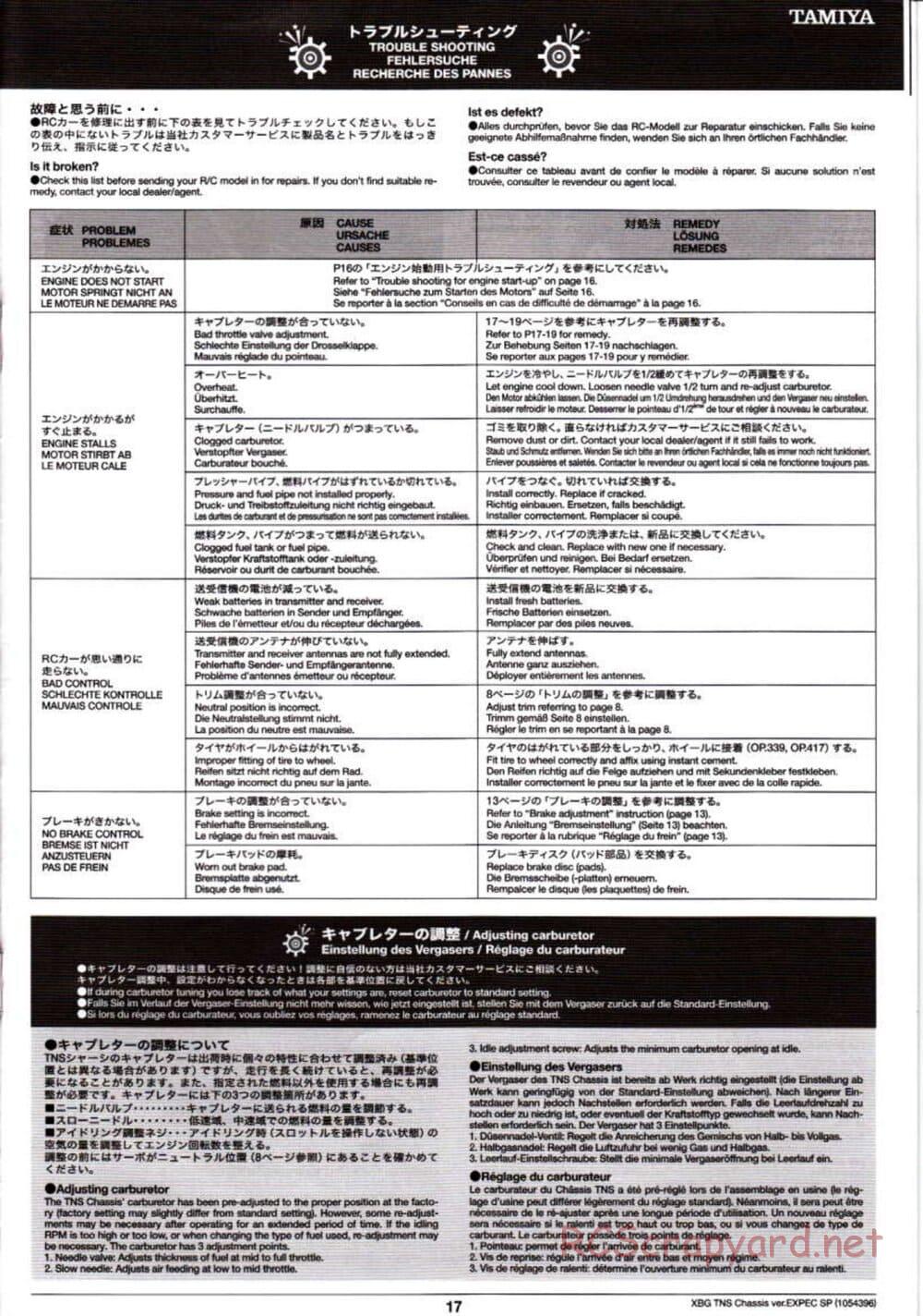 Tamiya - TNS Chassis - Manual - Page 17