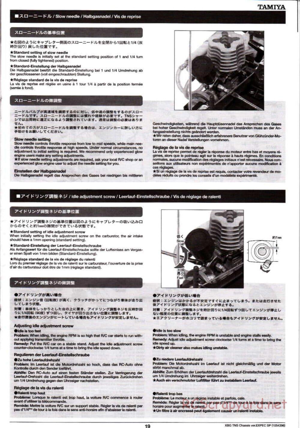 Tamiya - TNS Chassis - Manual - Page 19