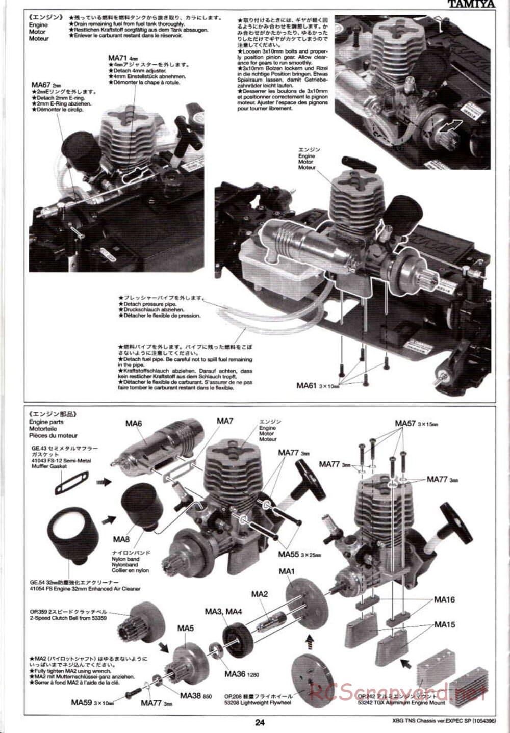 Tamiya - TNS Chassis - Manual - Page 24
