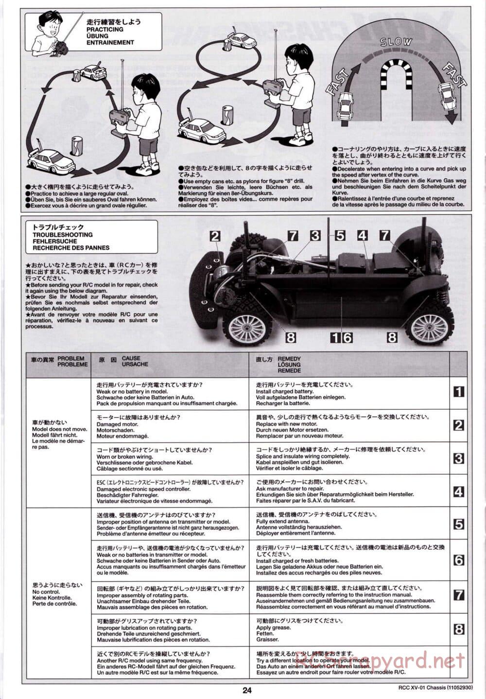 Tamiya - XV-01 Chassis - Manual - Page 25