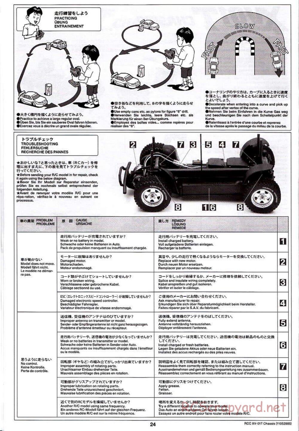 Tamiya - XV-01T Chassis - Manual - Page 24