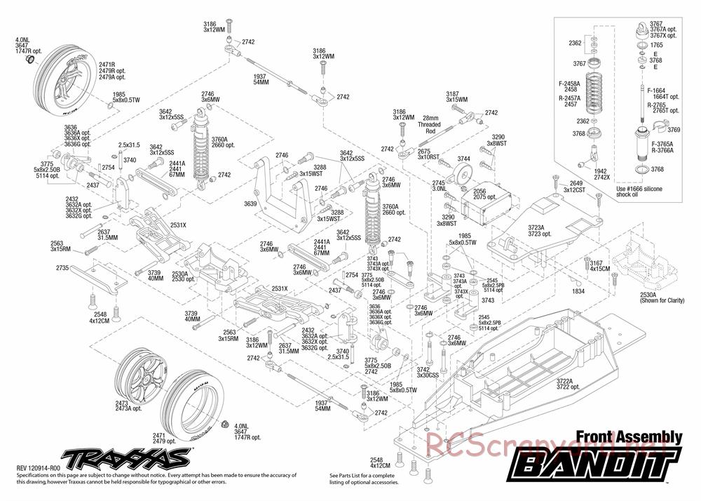 Traxxas - Bandit XL-5 - Exploded Views - Page 2