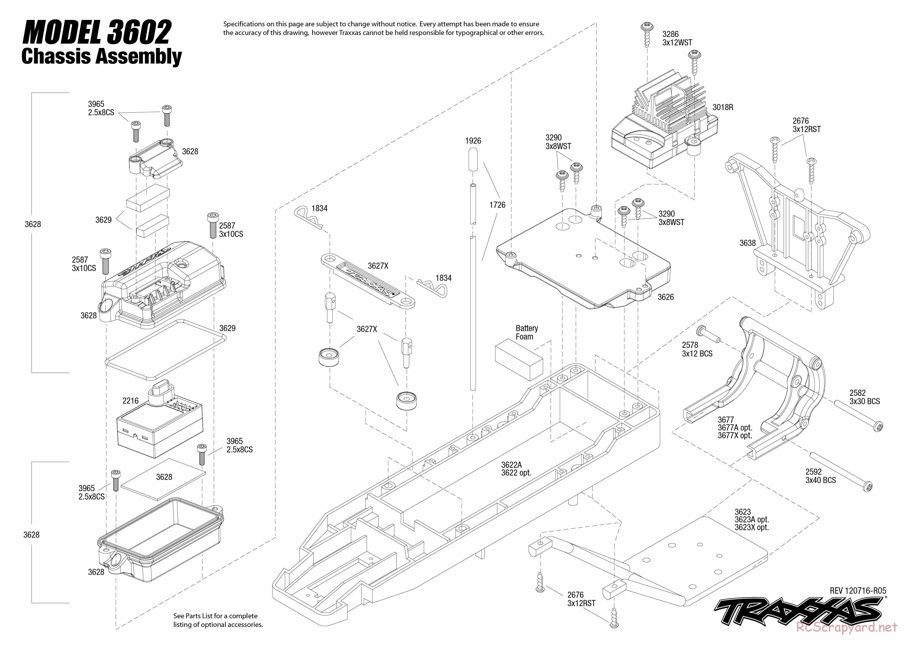 Traxxas - Monster Jam - Exploded Views - Page 1