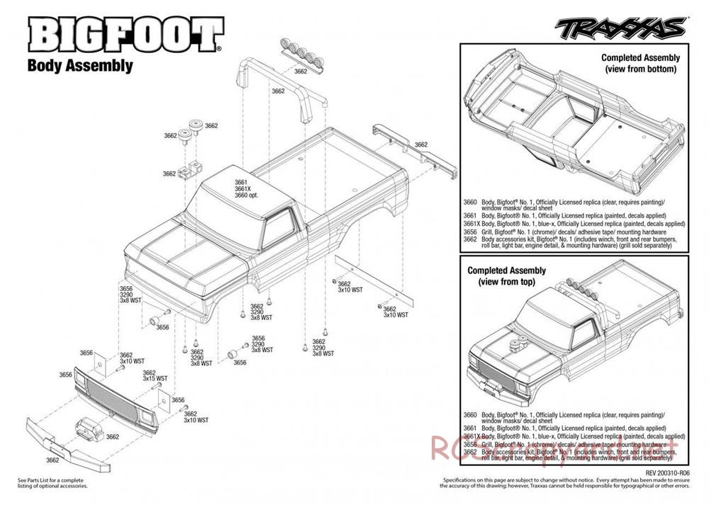 Traxxas - Bigfoot No.1 - Exploded Views - Page 4