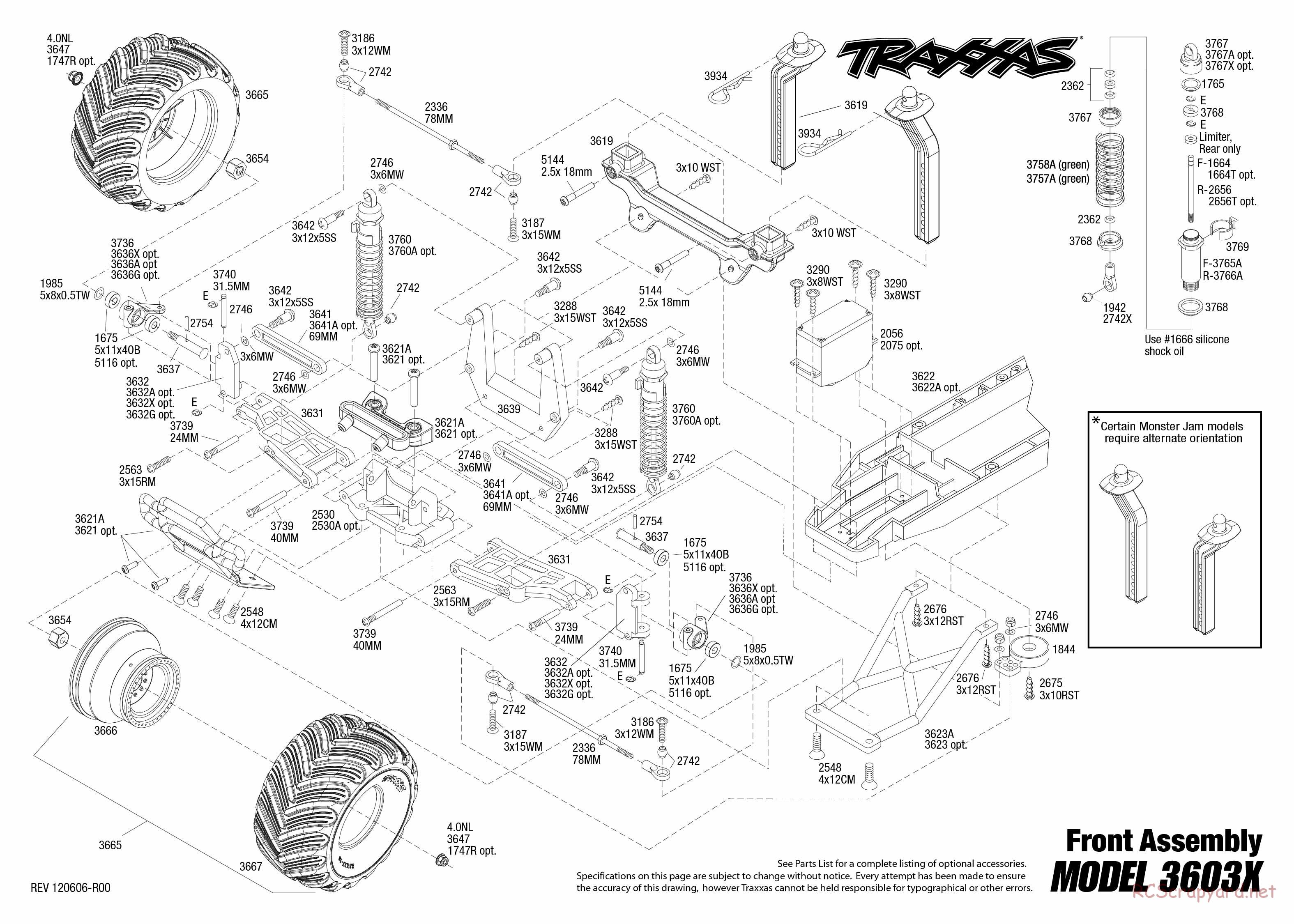 Traxxas - Monster Jam - Grave Digger 30th Anniversary Special - Exploded Views - Page 2