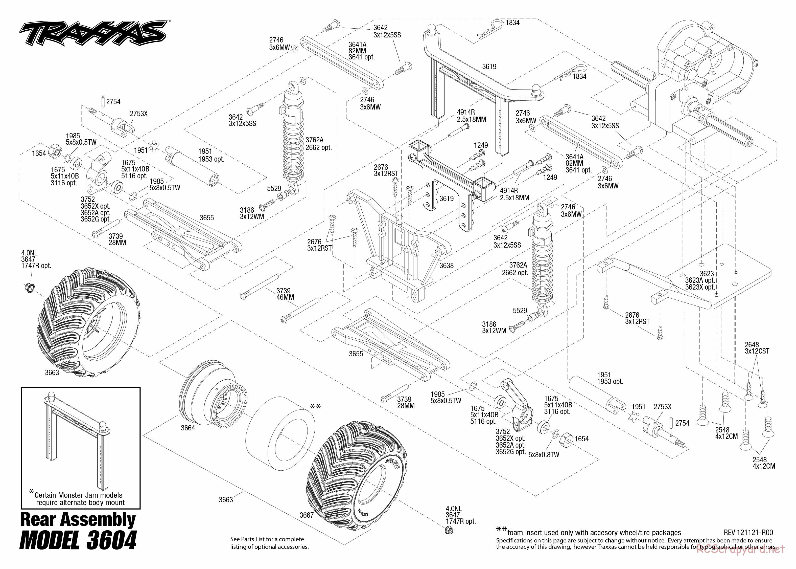 Traxxas - Monster Jam - Exploded Views - Page 3