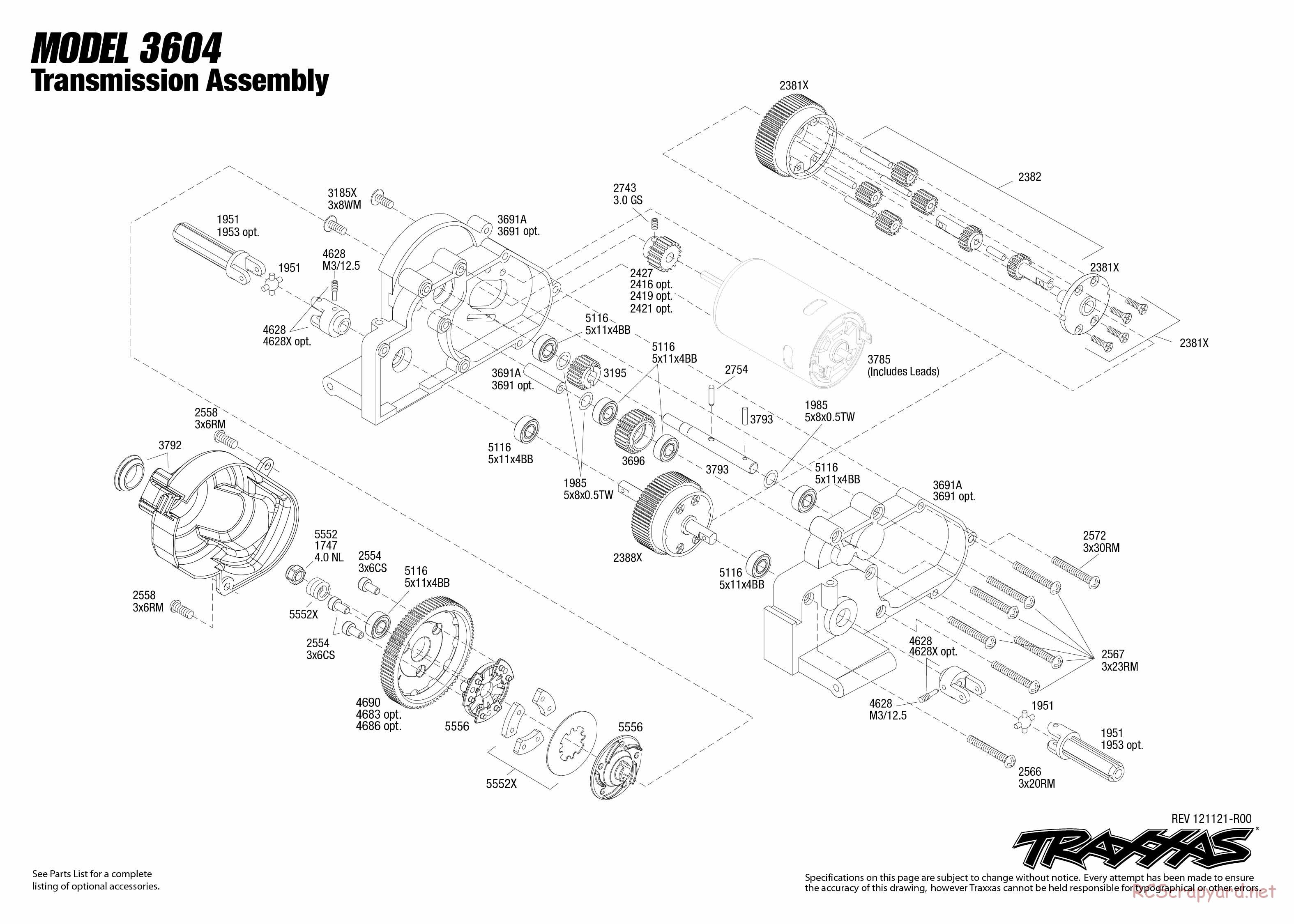 Traxxas - Monster Jam - Exploded Views - Page 4