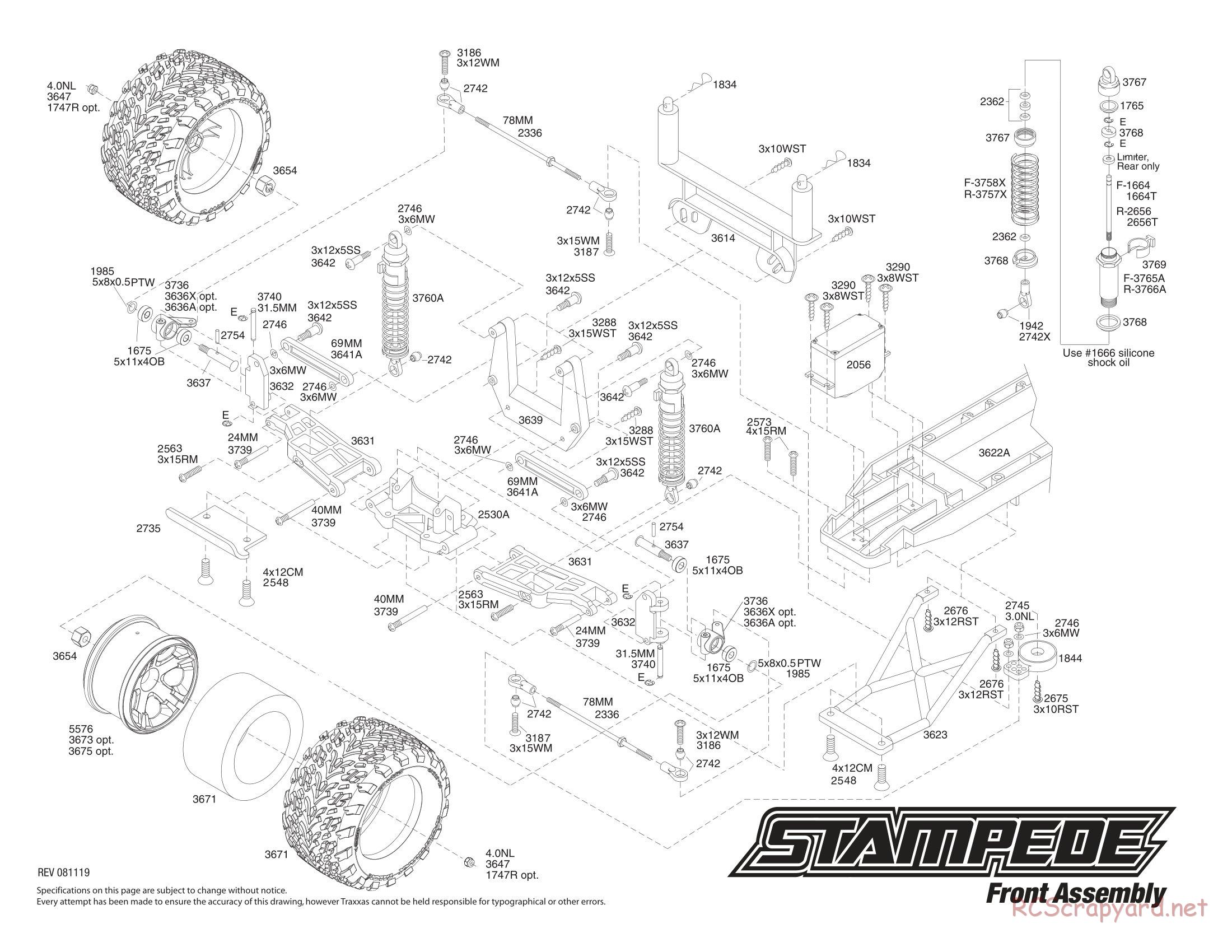 Traxxas - Stampede XL-5 - Exploded Views - Page 2