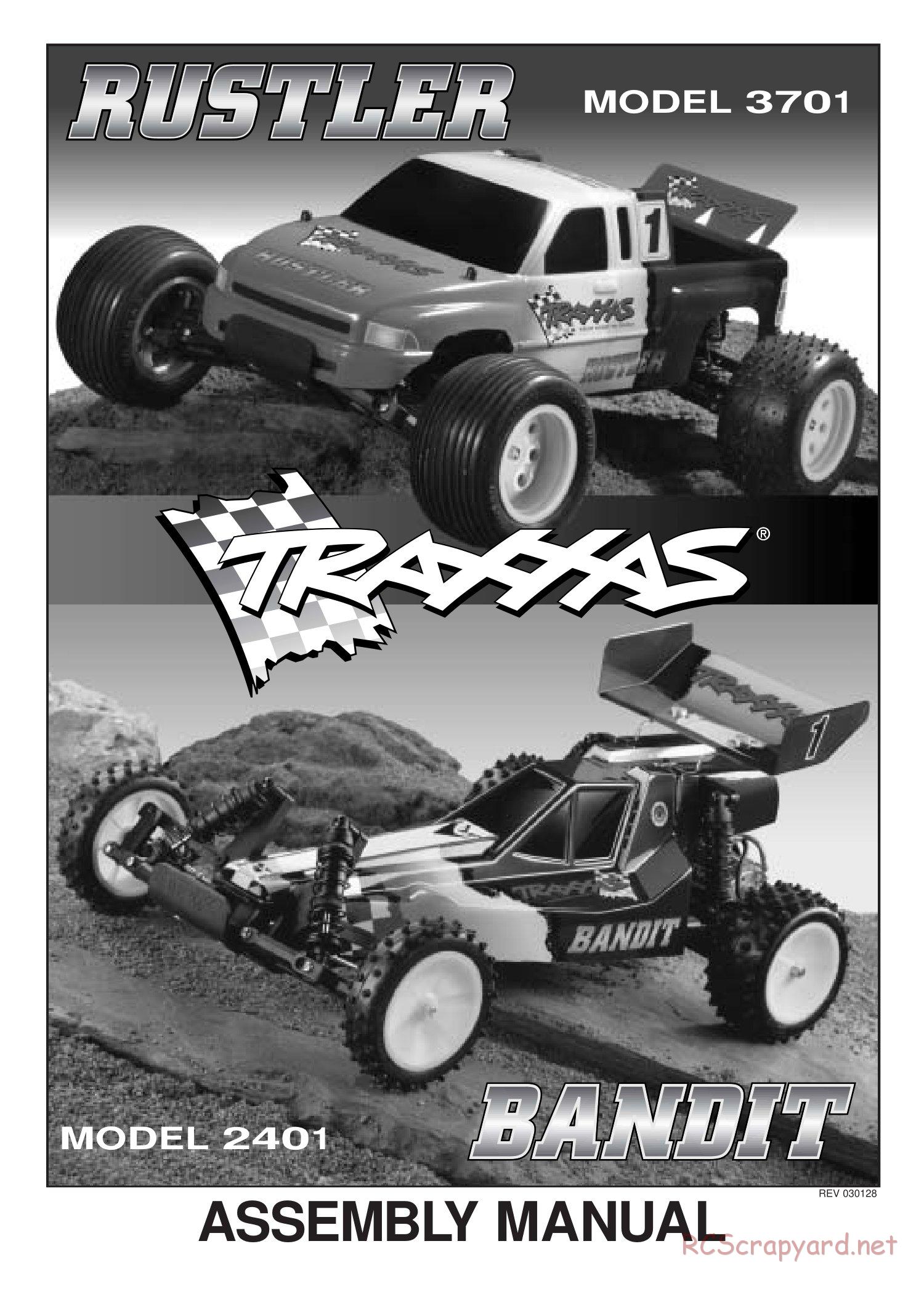 Traxxas - Bandit / Rustler - Manual - Page 1