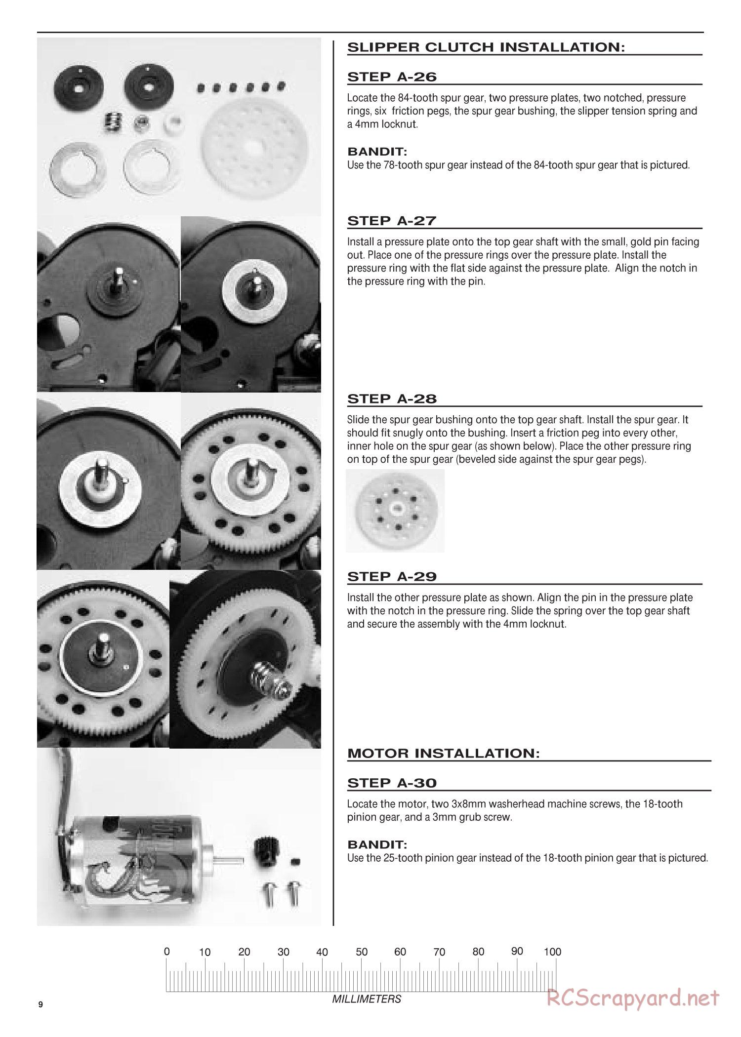 Traxxas - Bandit / Rustler - Manual - Page 9