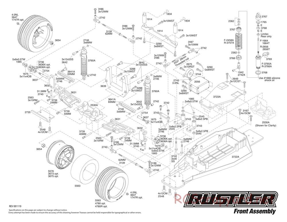 Traxxas - Rustler XL-5 - Exploded Views - Page 2