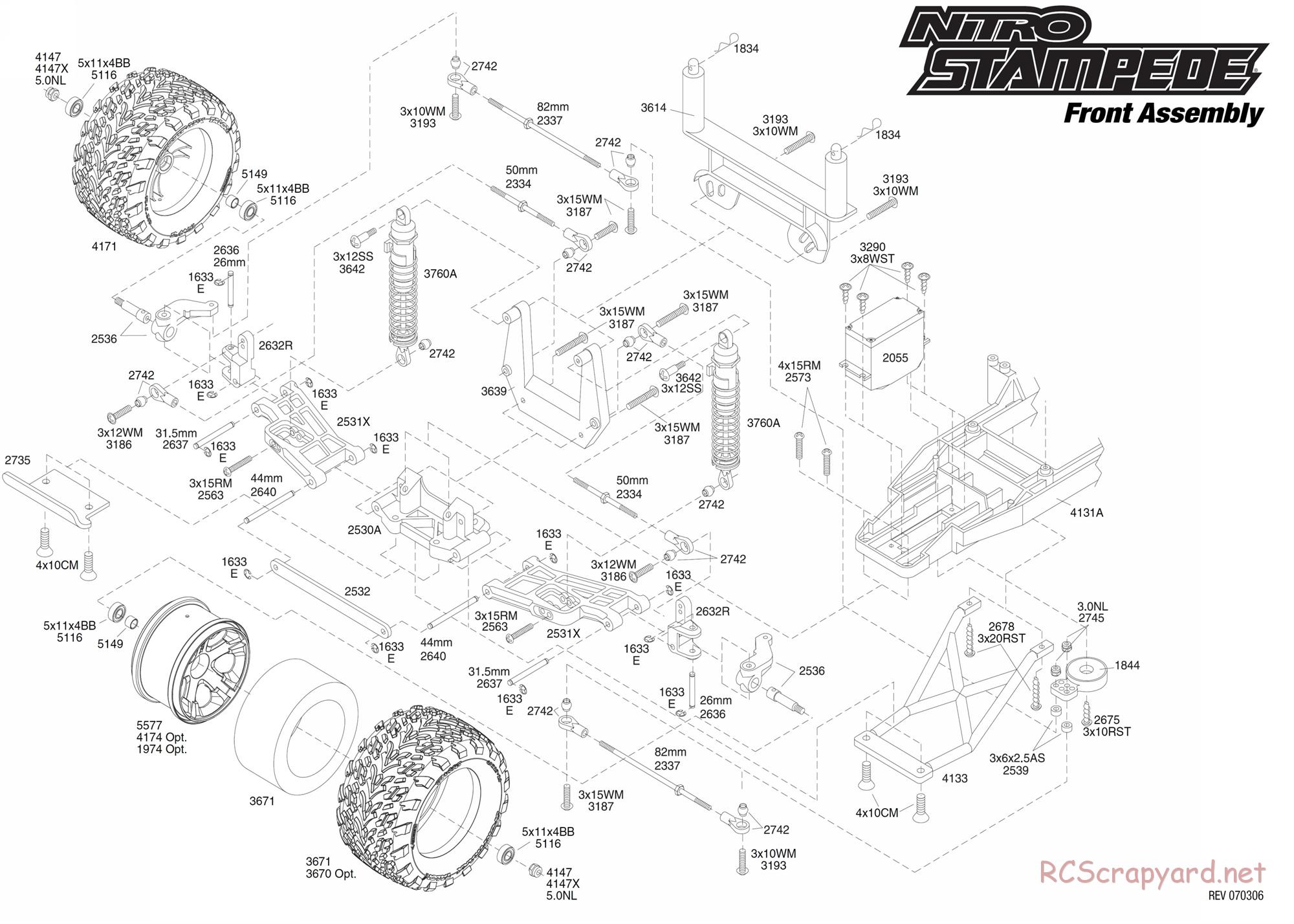 Traxxas - Nitro Stampede (2007) - Exploded Views - Page 2