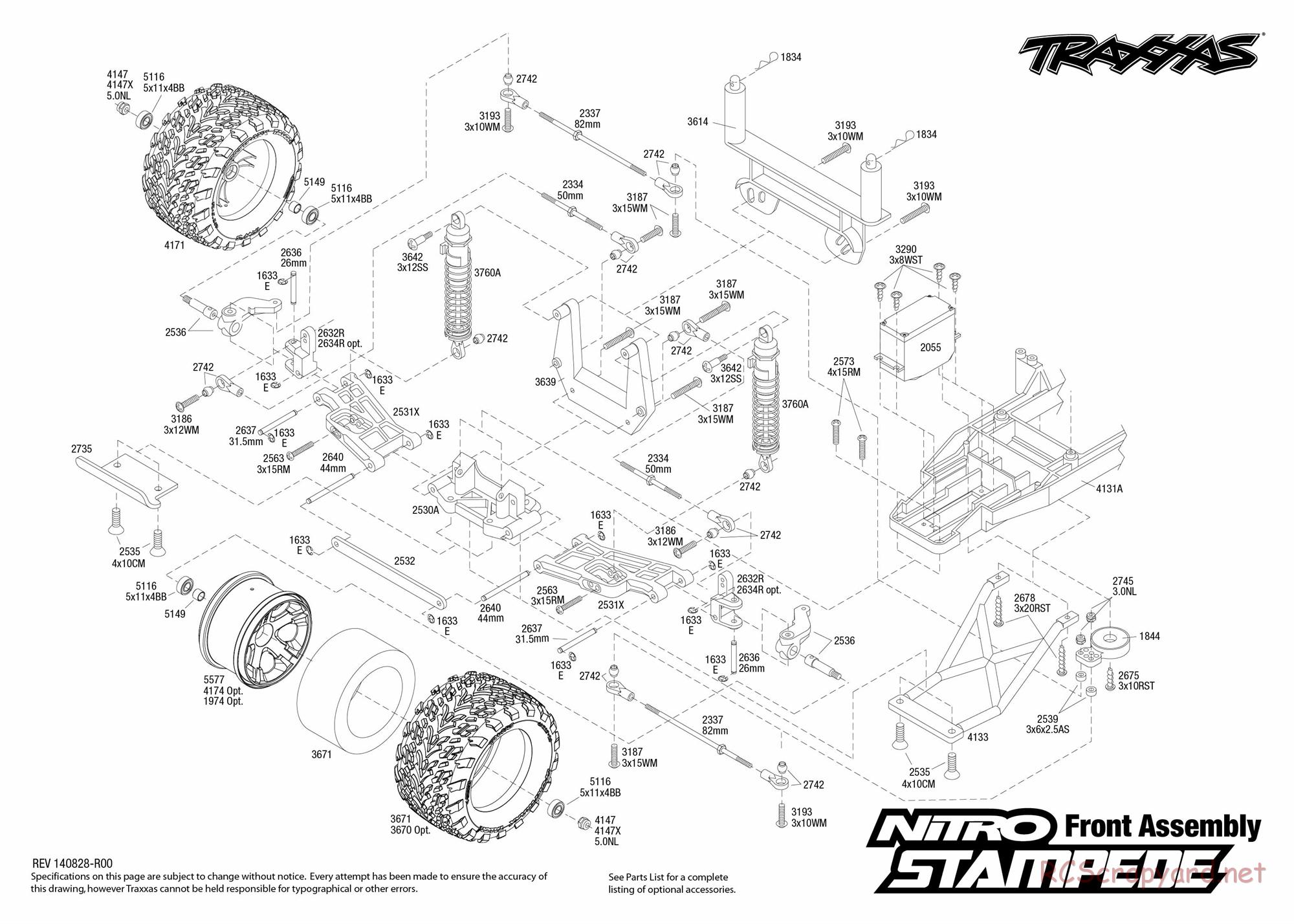 Traxxas - Nitro Stampede (2015) - Exploded Views - Page 2