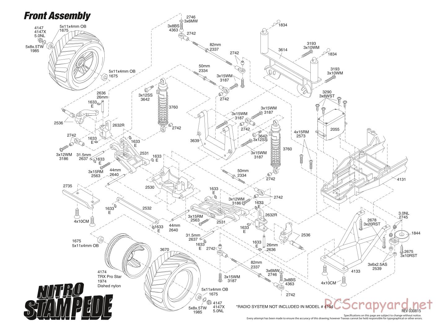 Traxxas - Nitro Stampede - Exploded Views - Page 2