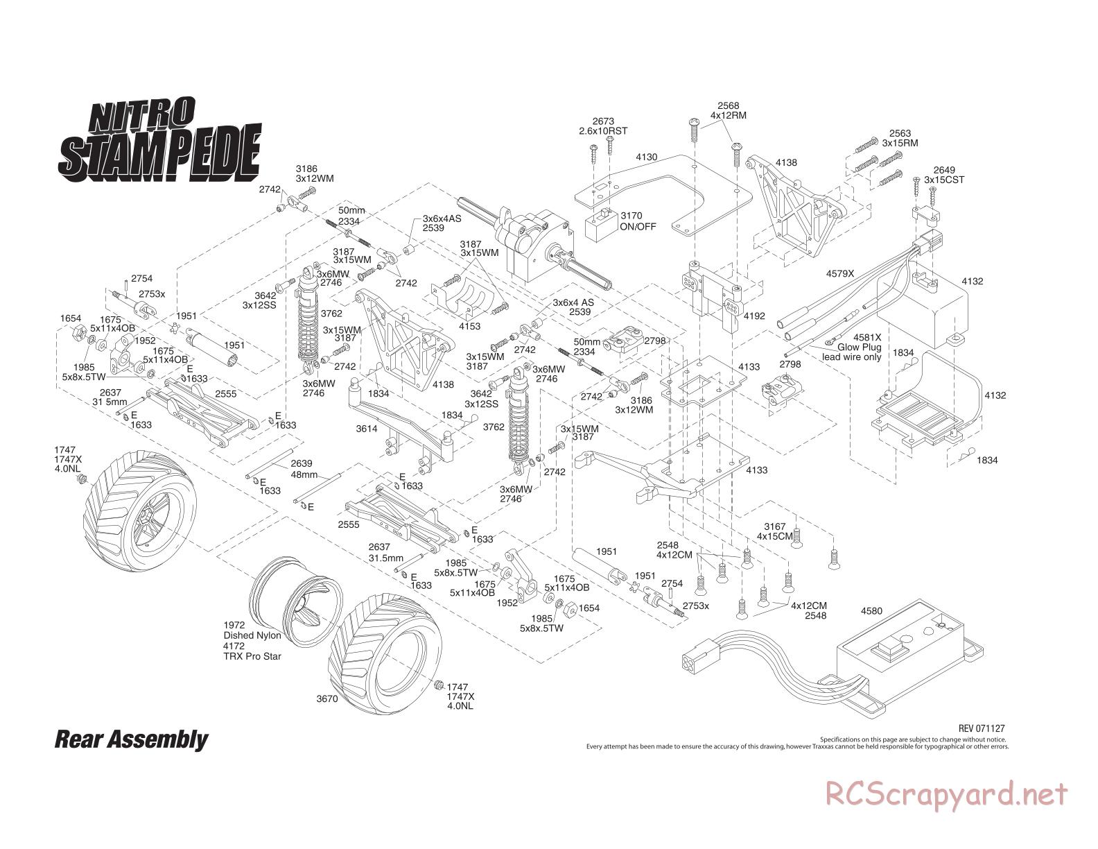 Traxxas - Nitro Stampede - Exploded Views - Page 4