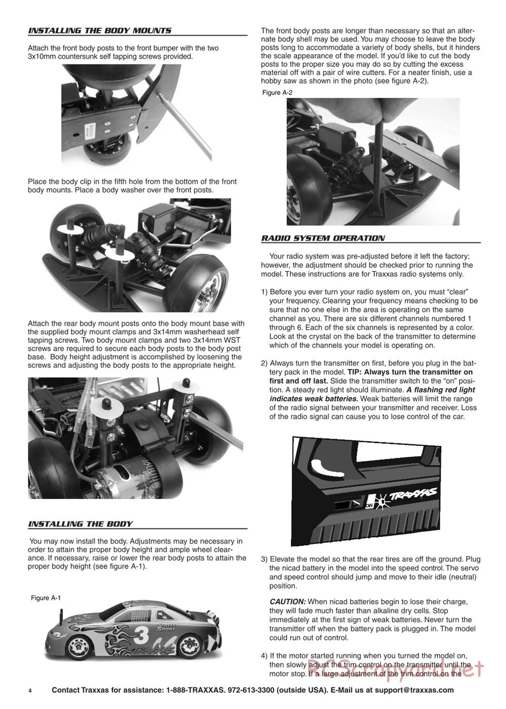 Traxxas - Street Sport - Manual - Page 4