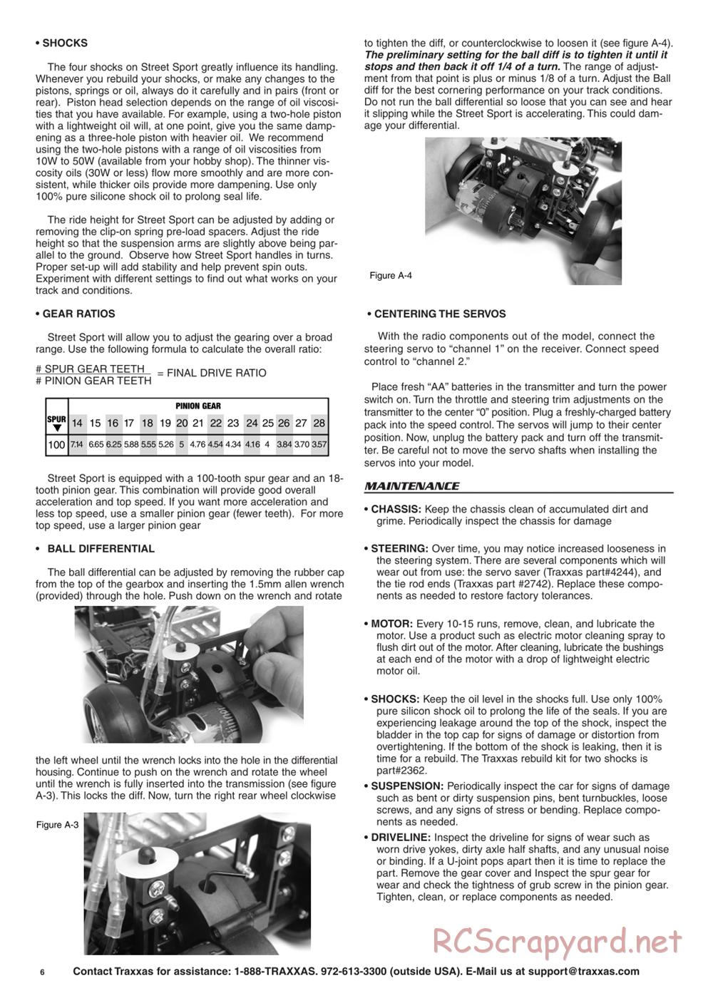 Traxxas - Street Sport - Manual - Page 6