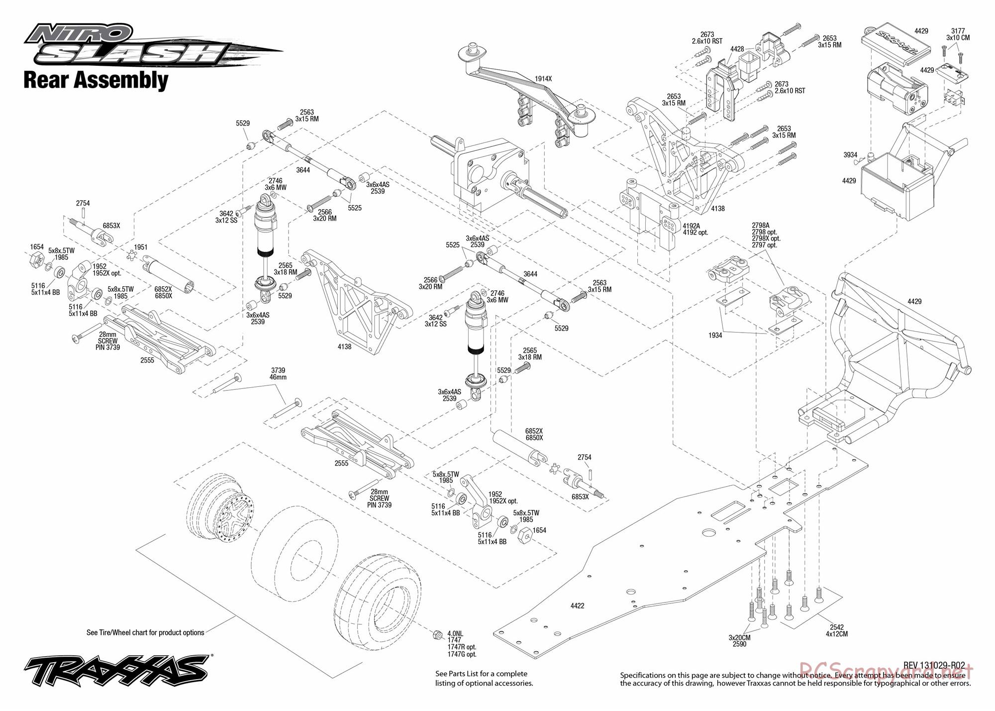 Traxxas - Nitro Slash (2012) - Exploded Views - Page 3