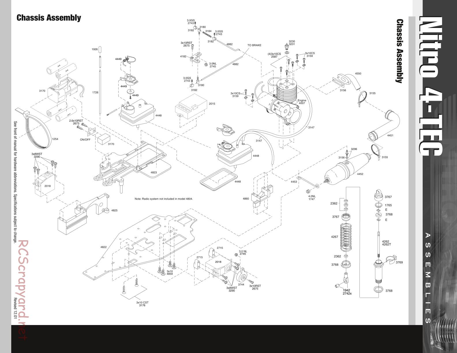 Traxxas - Nitro 4-Tec (1998) - Exploded Views - Page 2