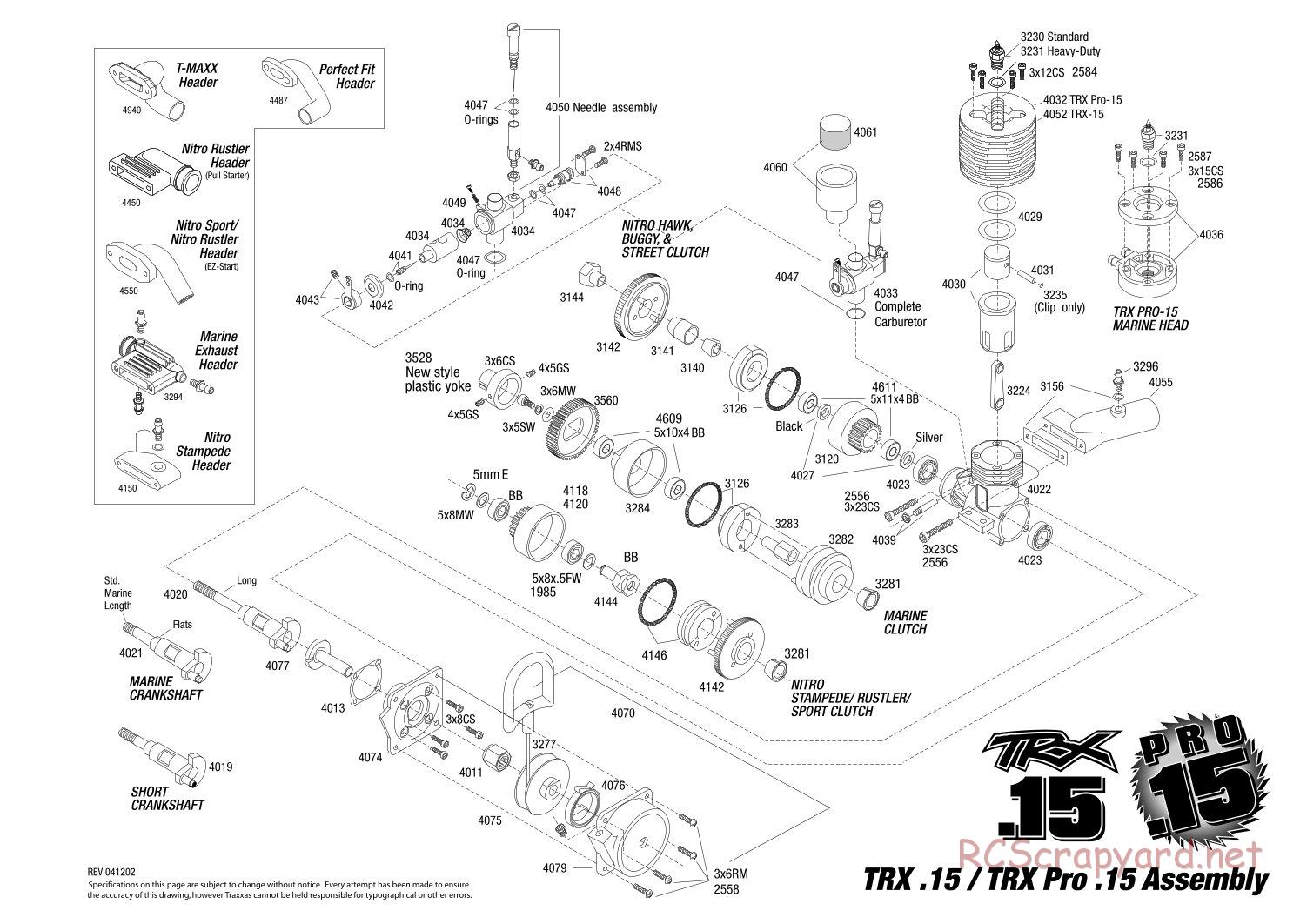 Traxxas - T-Maxx (2000) - Exploded Views - Page 4