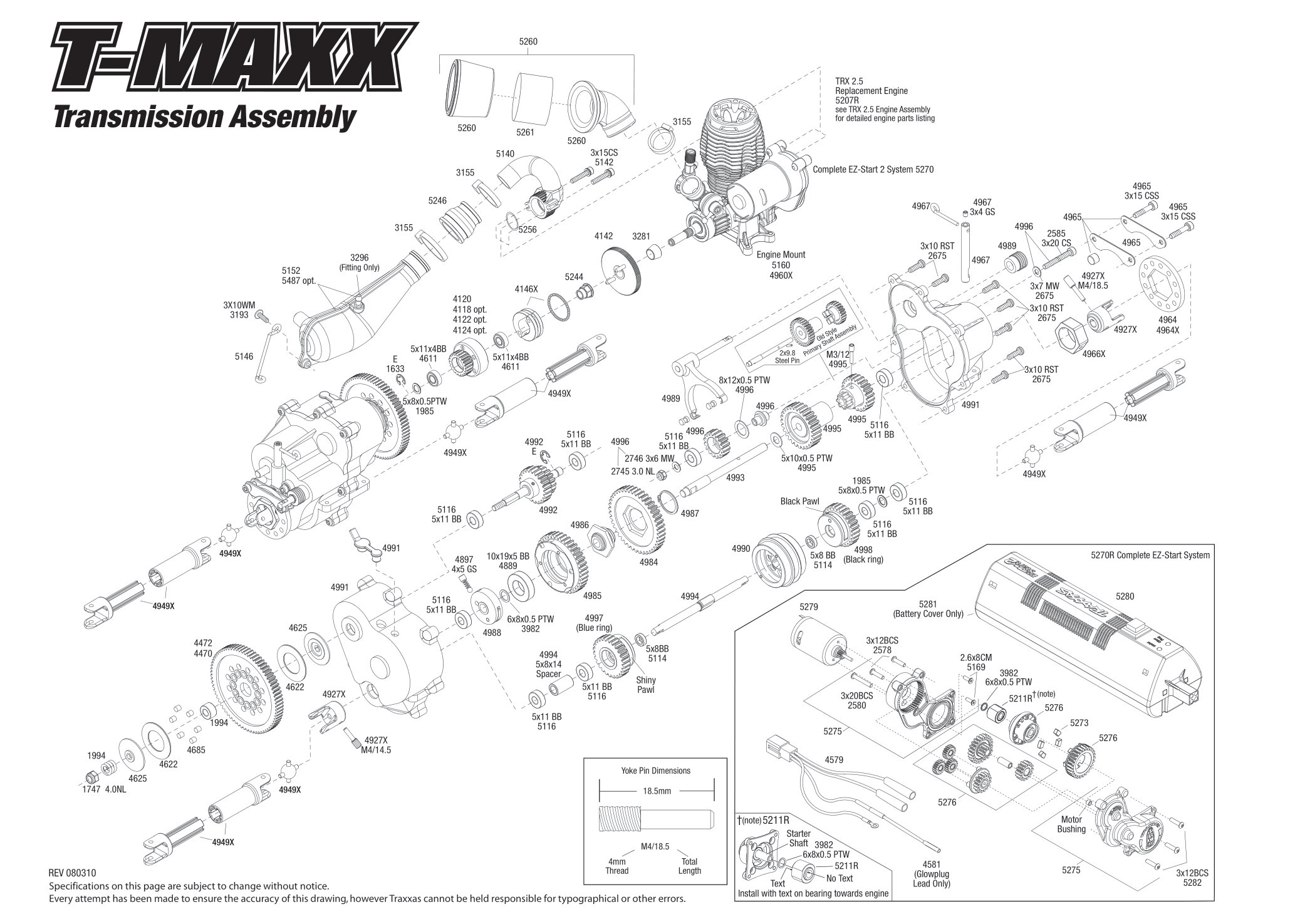Traxxas - T-Maxx Classic (2008) - Exploded Views - Page 2