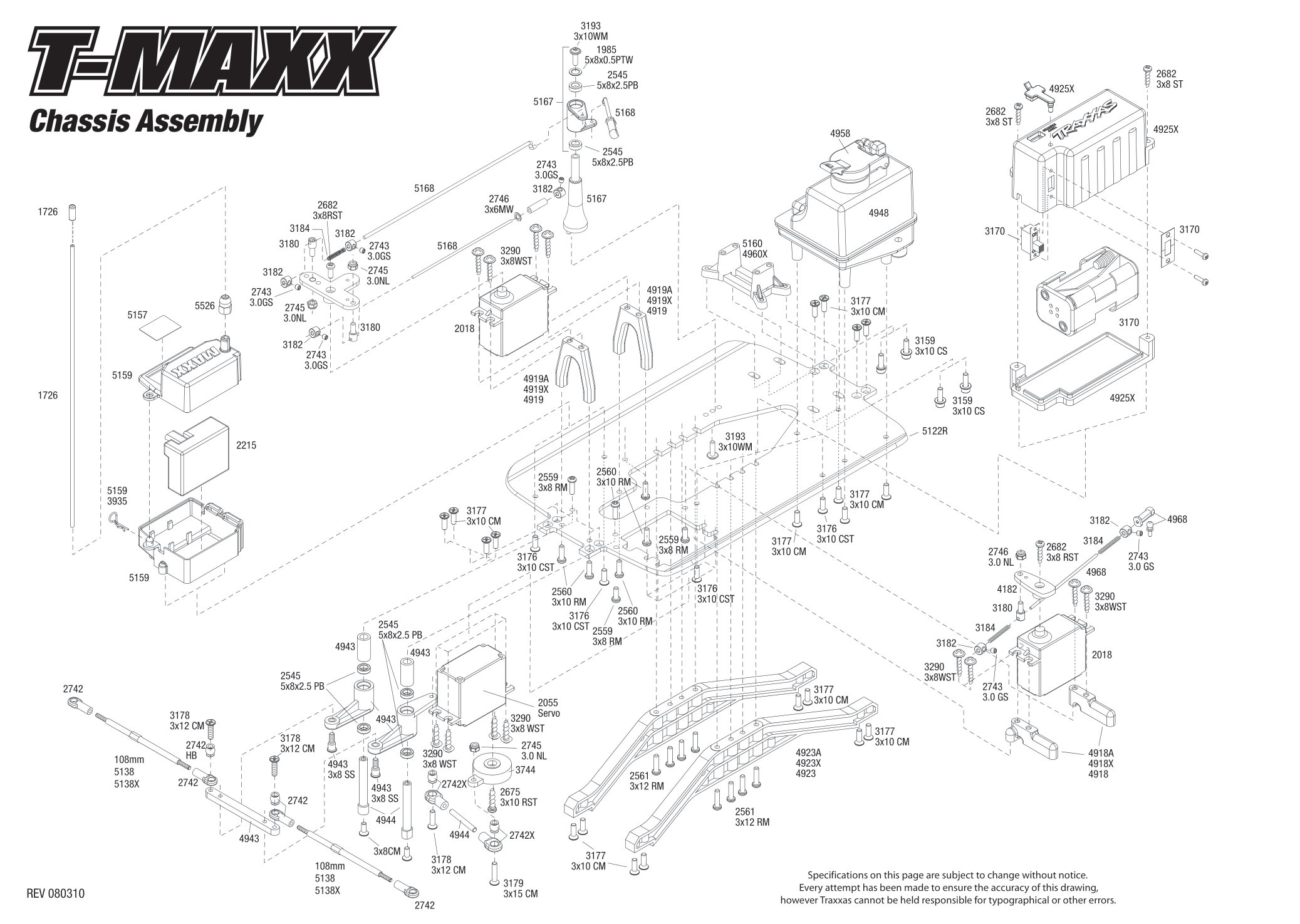 Traxxas - T-Maxx Classic (2008) - Exploded Views - Page 3