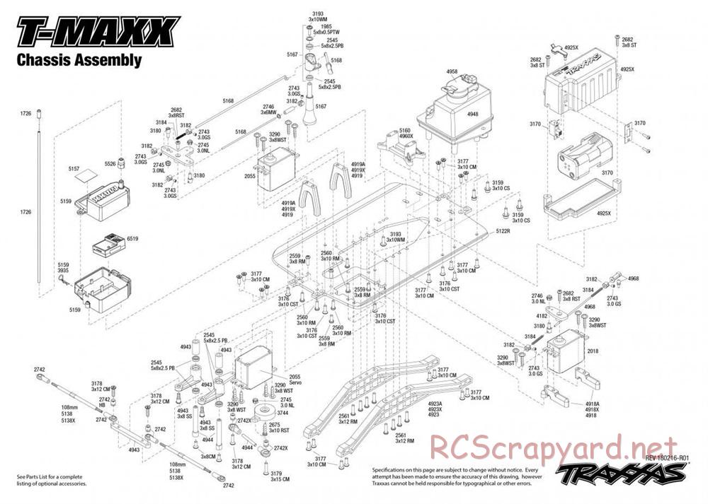Traxxas - T-Maxx Classic - Exploded Views - Page 1