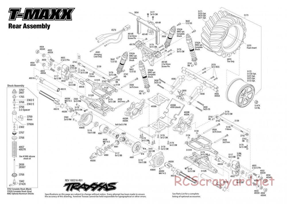 Traxxas - T-Maxx Classic - Exploded Views - Page 3