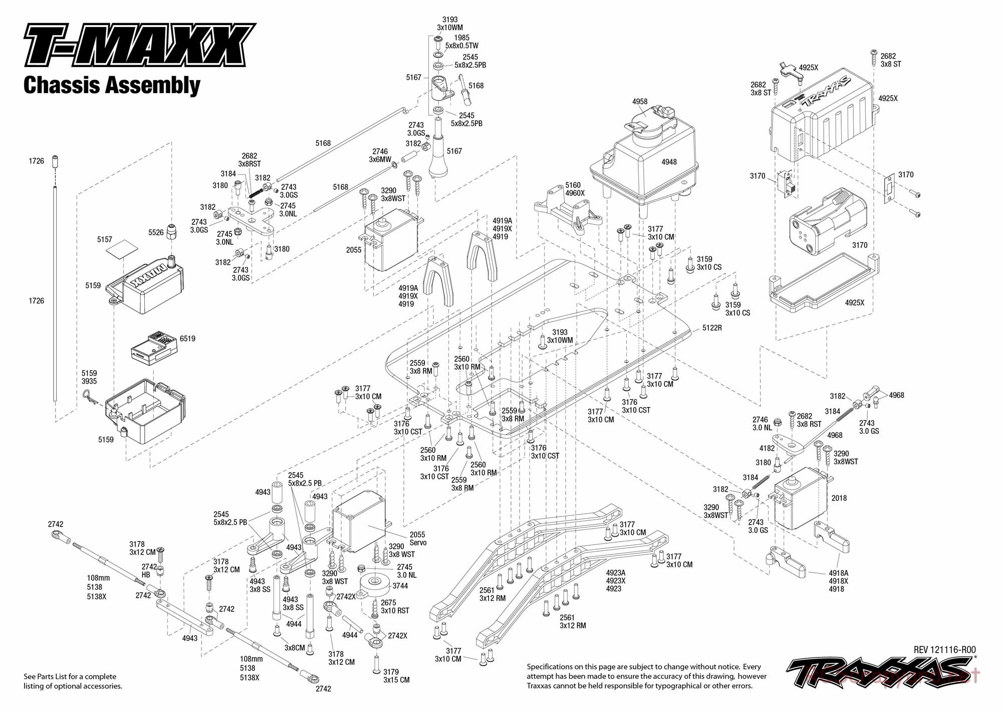 Traxxas - T-Maxx Classic (2013) - Exploded Views - Page 1