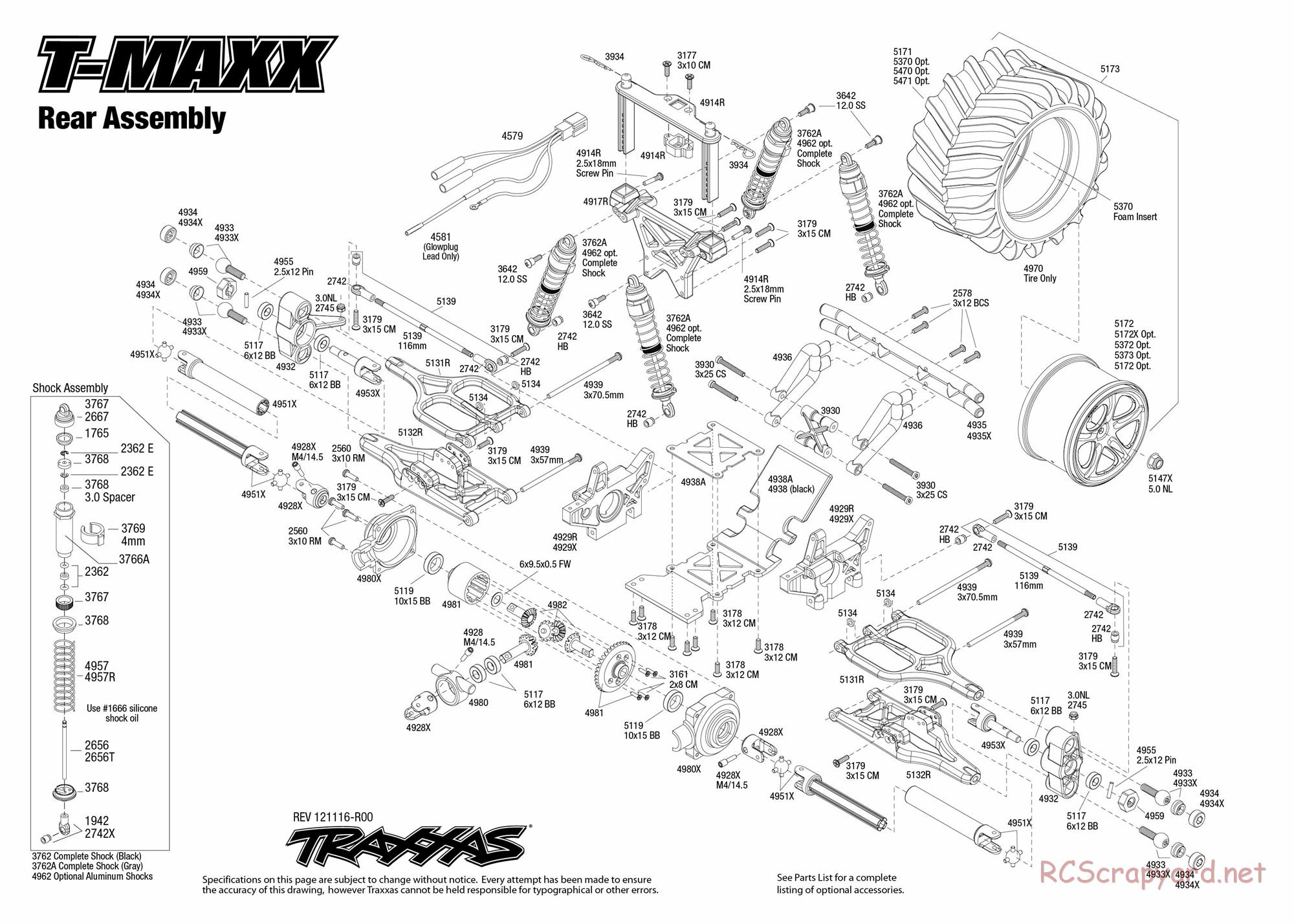 Traxxas - T-Maxx Classic (2013) - Exploded Views - Page 3