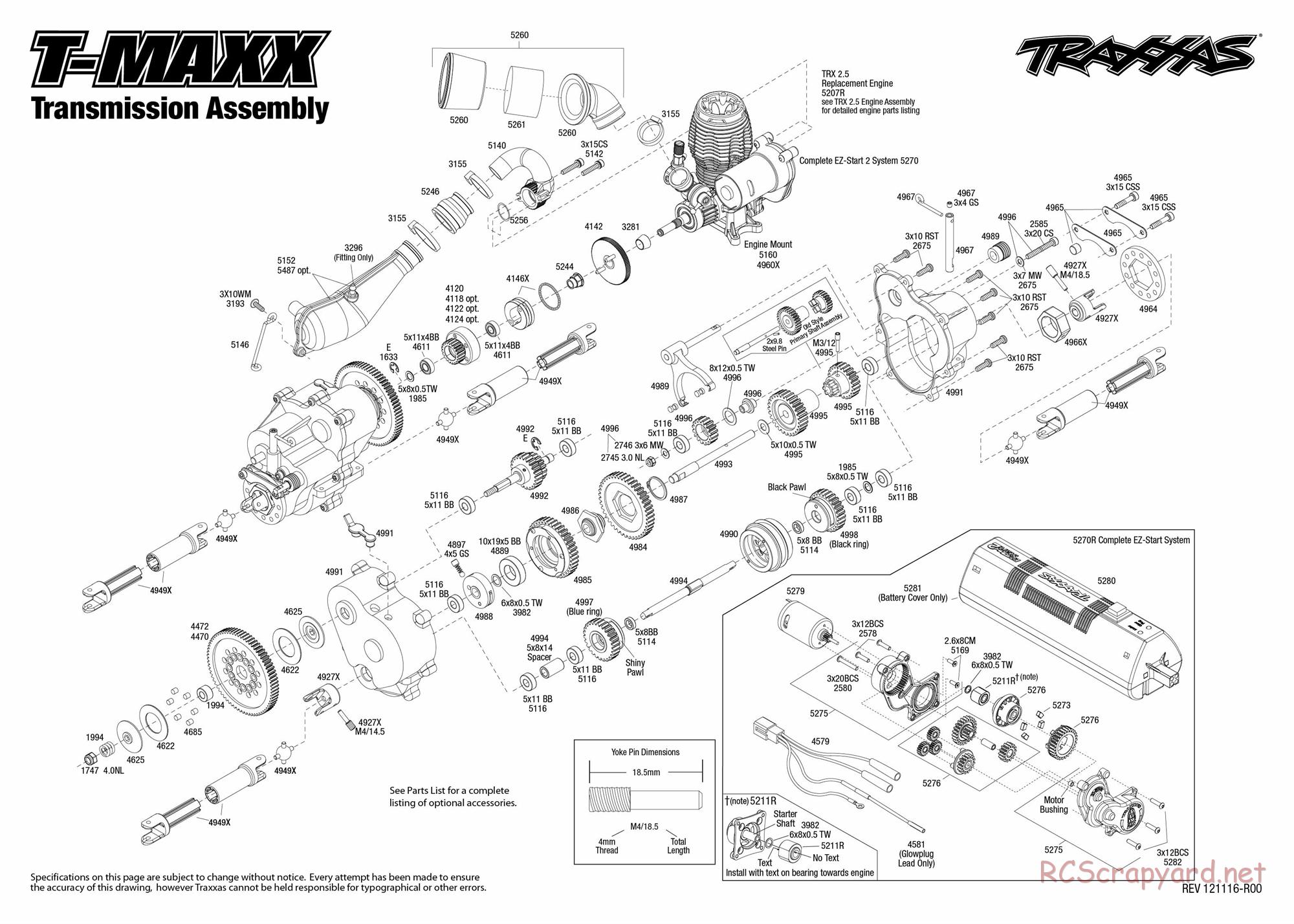 Traxxas - T-Maxx Classic (2013) - Exploded Views - Page 4
