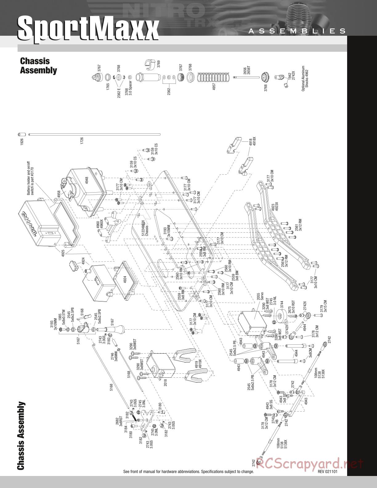 Traxxas - Sportmaxx (2002) - Exploded Views - Page 2