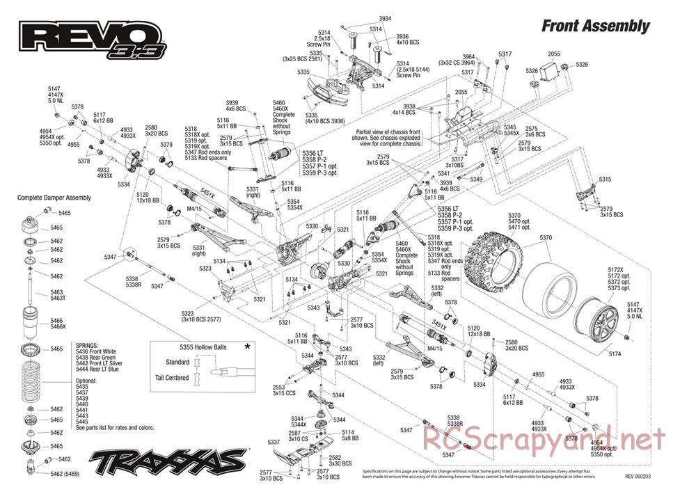 Traxxas - Revo 3.3 (2008) - Exploded Views - Page 2